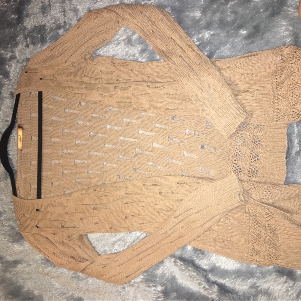 Brown cardigan